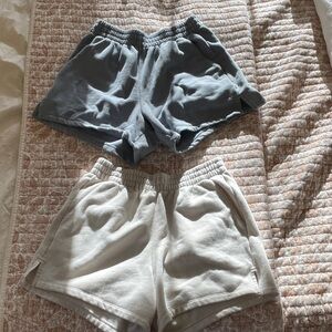 Pair of Abercrombie high waisted sweatshorts. Barely worn